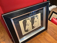 Gouache andy warhol “nose job” - afbeelding 4 van  5