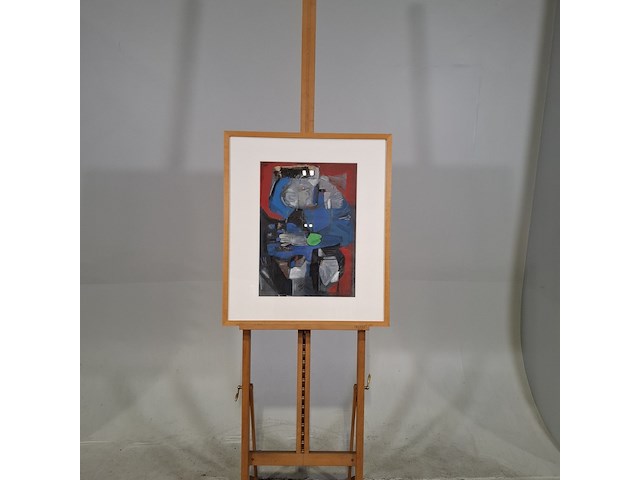 Gouache, a.t. van ravenswaaij, groen 36/51 cm - afbeelding 2 van  7