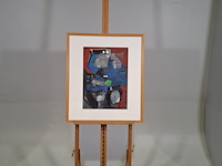 Gouache, a.t. van ravenswaaij, groen 36/51 cm - afbeelding 2 van  7