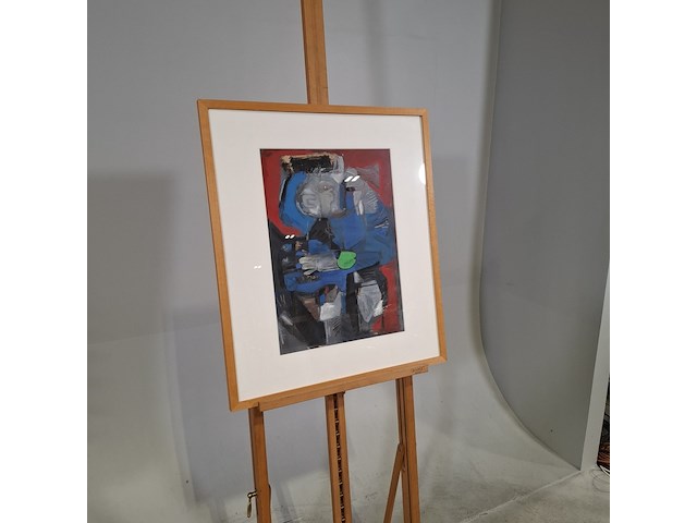 Gouache, a.t. van ravenswaaij, groen 36/51 cm - afbeelding 3 van  7