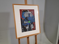 Gouache, a.t. van ravenswaaij, groen 36/51 cm - afbeelding 3 van  7