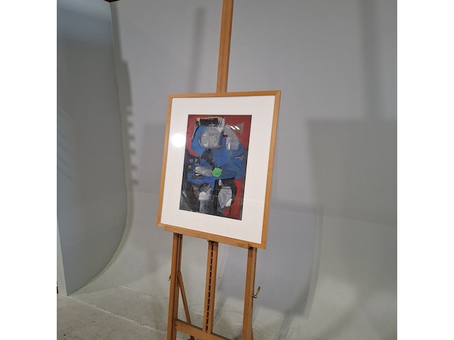 Gouache, a.t. van ravenswaaij, groen 36/51 cm - afbeelding 4 van  7