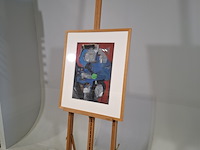 Gouache, a.t. van ravenswaaij, groen 36/51 cm - afbeelding 4 van  7