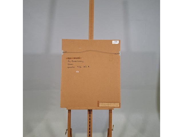 Gouache, a.t. van ravenswaaij, groen 36/51 cm - afbeelding 5 van  7