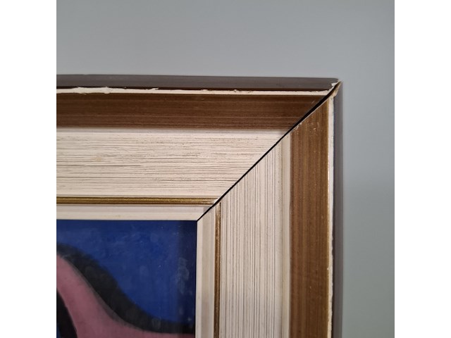 Gouache, b. brouwer, burning of buddhism, 1977 - afbeelding 5 van  7