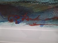 Gouache, pieter defesche, confrontatie, 1978 - afbeelding 4 van  6