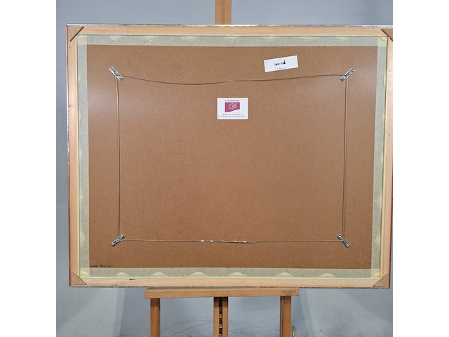 Gouache, pieter defesche, confrontatie, 1978 - afbeelding 6 van  6