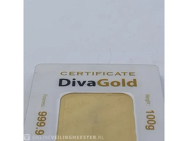 Goudbaar, 100 gram diva - afbeelding 6 van  8