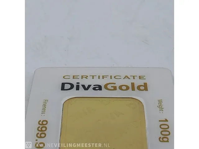 Goudbaar, 100 gram diva - afbeelding 6 van  8