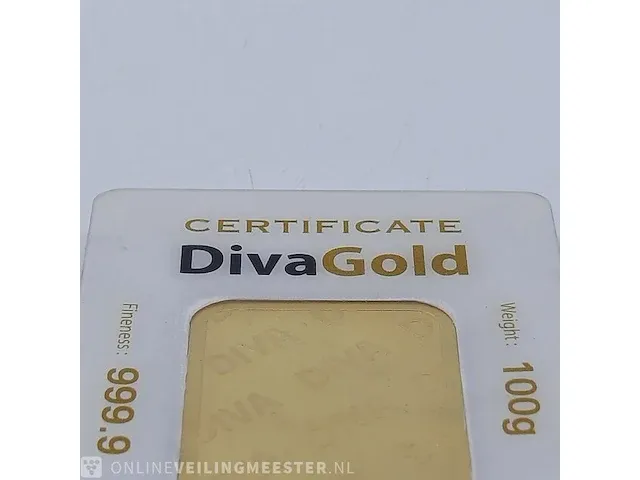 Goudbaar, 100 gram diva - afbeelding 6 van  8