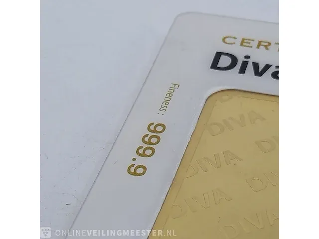 Goudbaar, 100 gram diva - afbeelding 7 van  8