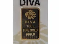 Goudbaar, 100 gram diva - afbeelding 1 van  8