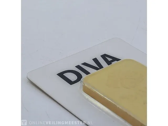 Goudbaar, 100 gram diva - afbeelding 3 van  8