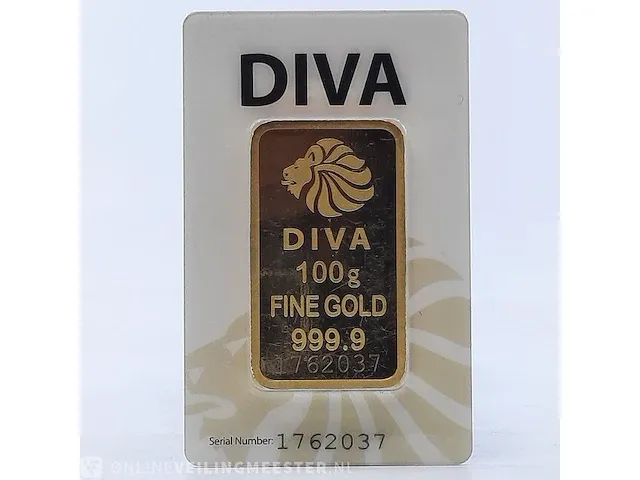 Goudbaar, 100 gram diva - afbeelding 2 van  8