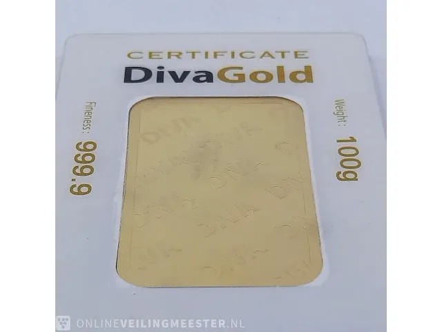 Goudbaar, 100 gram diva - afbeelding 8 van  8