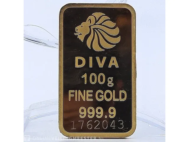 Goudbaar, 100 gram diva - afbeelding 2 van  7