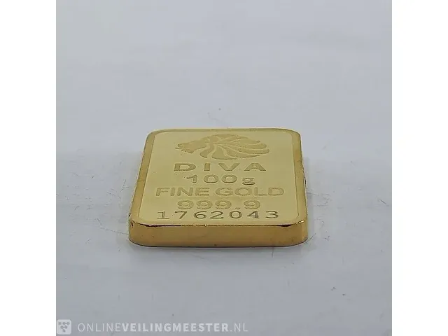 Goudbaar, 100 gram diva - afbeelding 6 van  7