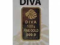 Goudbaar, 100 gram diva - afbeelding 1 van  9