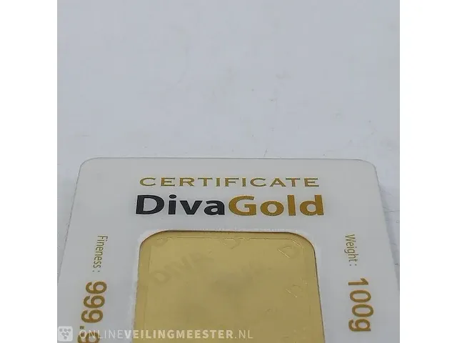 Goudbaar, 100 gram diva - afbeelding 6 van  9