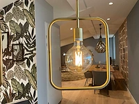 Goude hanglamp (3x) - afbeelding 2 van  2