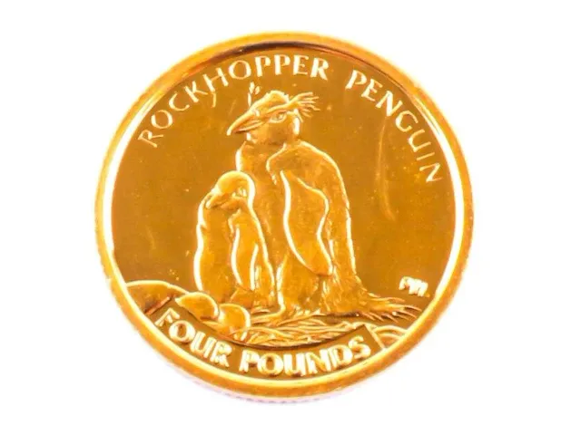 Gouden 4 pounds , south georgia en south sandwicht islands 2006 - afbeelding 1 van  2