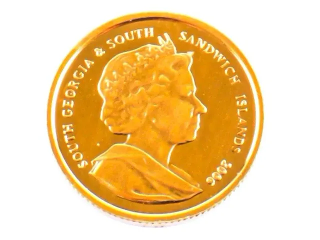 Gouden 4 pounds , south georgia en south sandwicht islands 2006 - afbeelding 2 van  2