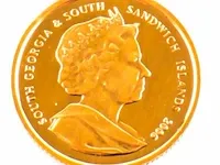 Gouden 4 pounds , south georgia en south sandwicht islands 2006 - afbeelding 2 van  2