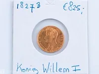 Gouden 5 gulden koning willem 1827