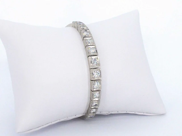 Gouden antieke riviera armband - afbeelding 4 van  10