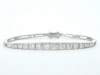 Gouden antieke riviera armband - afbeelding 1 van  9