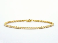 Gouden armband met 1.30 karaat diamanten
