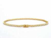 Gouden armband met 1.30 karaat diamanten - afbeelding 4 van  9