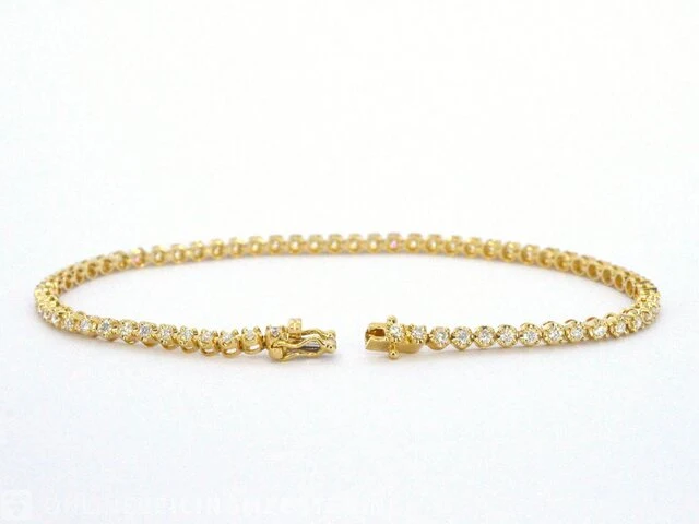 Gouden armband met 1.30 karaat diamanten - afbeelding 5 van  9