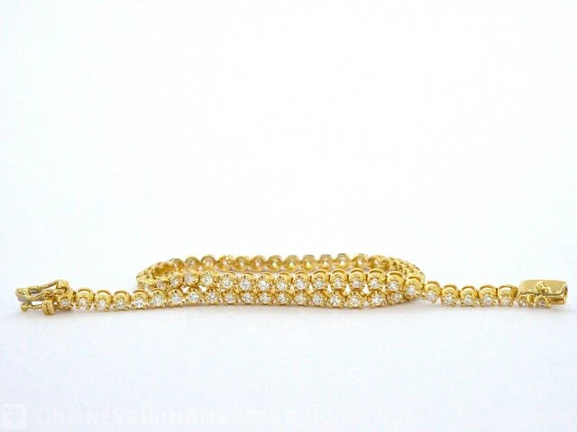 Gouden armband met 1.30 karaat diamanten - afbeelding 8 van  9