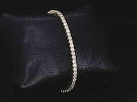 Gouden armband met 5.50 carat briljant geslepen diamanten - afbeelding 4 van  8