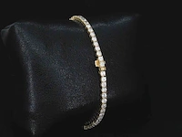 Gouden armband met 5.50 carat briljant geslepen diamanten - afbeelding 5 van  8