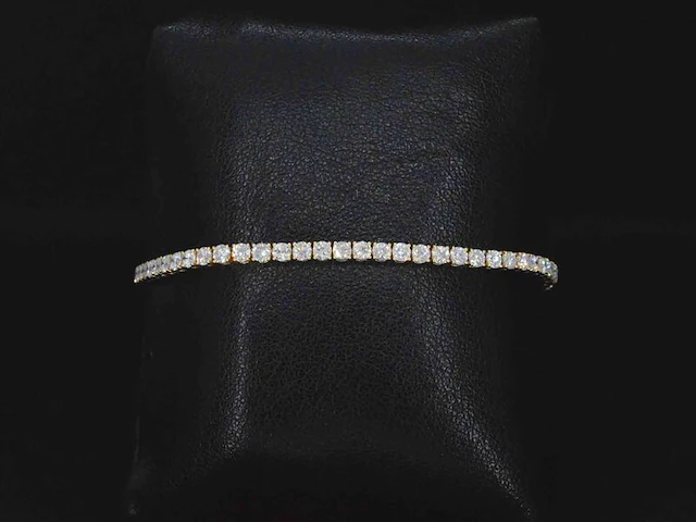 Gouden armband met 5.50 carat briljant geslepen diamanten - afbeelding 6 van  8