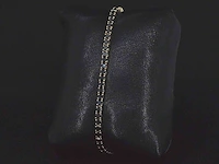 Gouden armband met 7.00 carat zwarte briljant geslepen diamanten - afbeelding 3 van  10