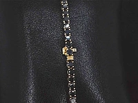 Gouden armband met 7.00 carat zwarte briljant geslepen diamanten - afbeelding 5 van  10
