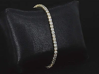 Gouden armband met briljant geslepen diamanten 5.50 carat - afbeelding 5 van  10