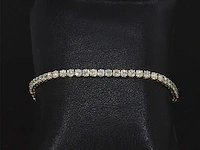 Gouden armband met briljant geslepen diamanten 5.50 carat - afbeelding 8 van  10