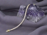 Gouden armband met briljant geslepen diamanten 5.50 carat - afbeelding 9 van  10
