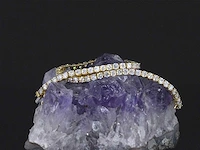 Gouden armband met briljant geslepen diamanten 5.50 carat - afbeelding 10 van  10