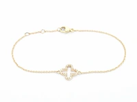 Gouden armband met diamant - afbeelding 1 van  9