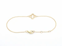 Gouden armband met diamant - afbeelding 4 van  9