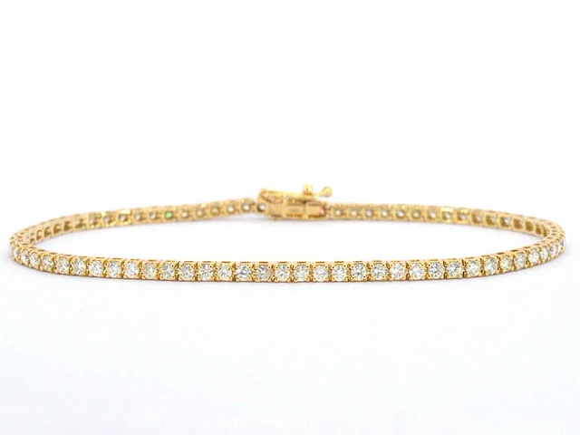 Gouden armband met diamanten 2.30 carat - afbeelding 1 van  9