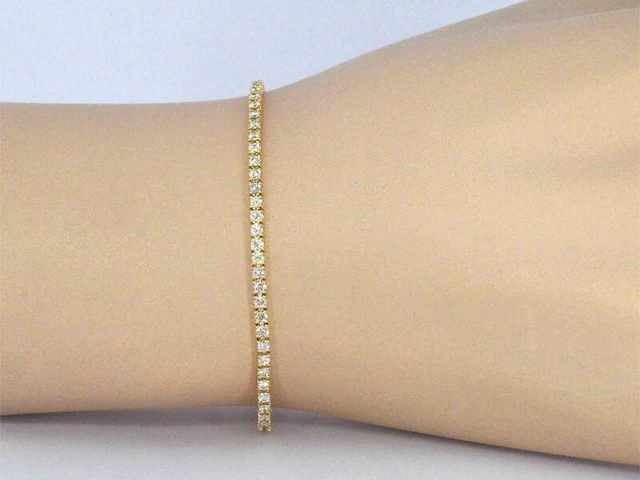 Gouden armband met diamanten 2.30 carat - afbeelding 2 van  9