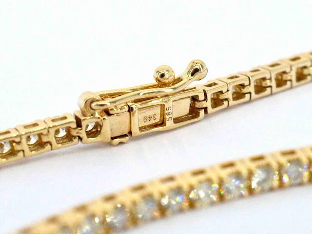 Gouden armband met diamanten 2.30 carat - afbeelding 7 van  9