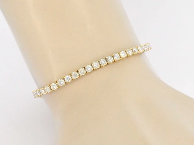 Gouden armband met diamanten 5.40 carat - afbeelding 2 van  8