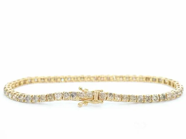 Gouden armband met diamanten 6.30 carat - afbeelding 3 van  8